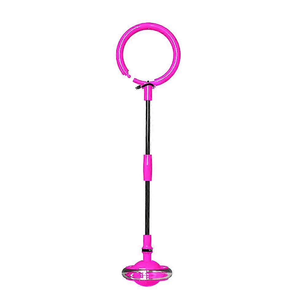 Led Legetøj blinkende jumping ring farverig ankel Skip Circle foldbar swing bold til børn