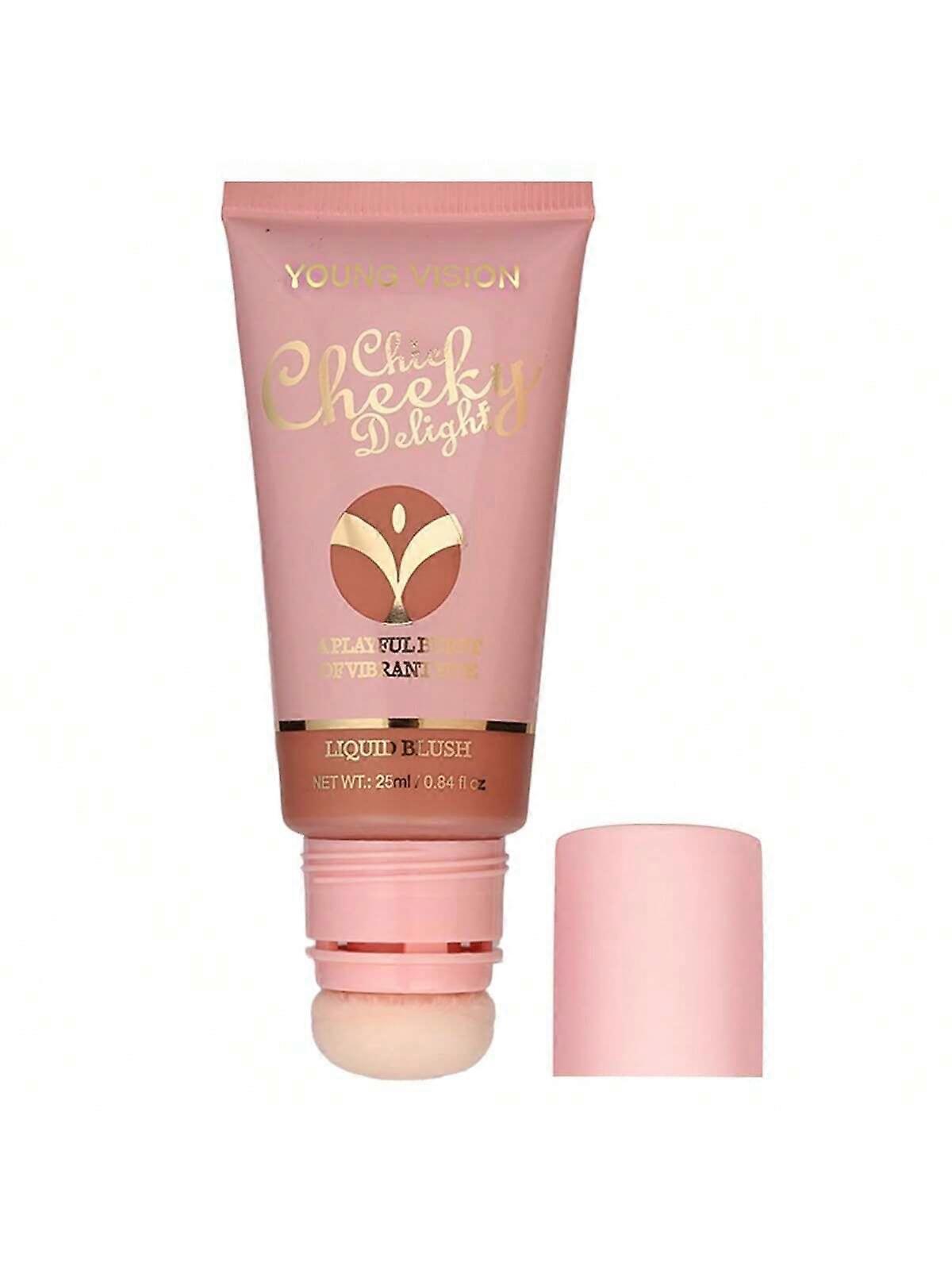 שרביט סומק נוזלי מט - גוון לחיים קטיפתי | מט נוזלי Rubor עמיד לאורך זמן | ניתן לערבוב ולבנייה | Maquillaje para mejillas, 25ml/0.84 fl oz