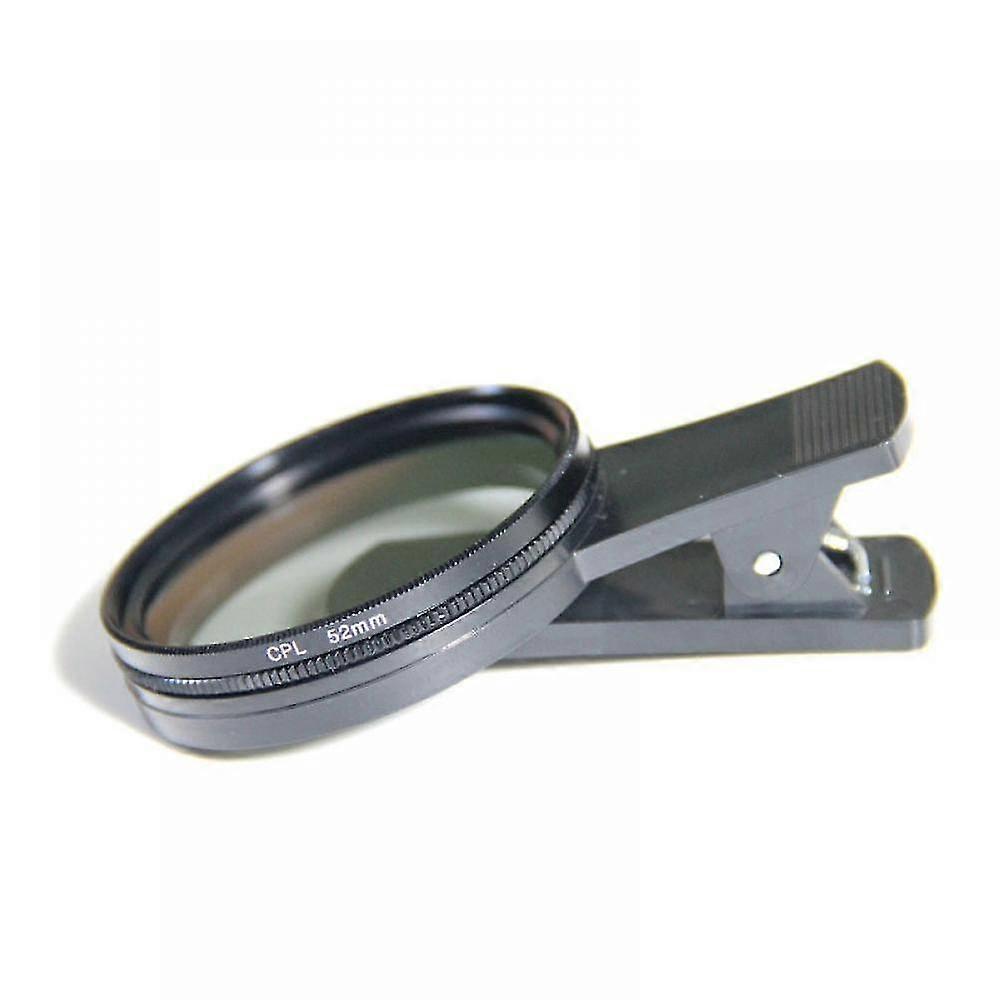 Objectif de caméra mobile Cpl 52 mm, filtre polarisant Cpl, accessoires professionnels, polariseur portable, filtre d’objectif S202412276990