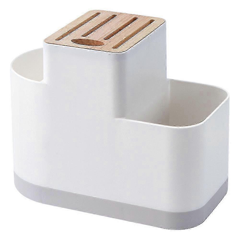 Multifunctional Cutlery Drainer and Organizer for Kitchen Countertop