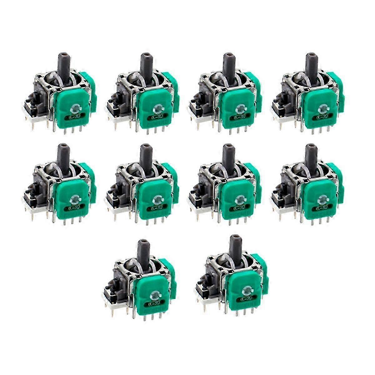 10 piezas para Switch Pro Hall Joystick electromagnético Switch Pro Game Console 3d Hall Joystick Sensor
