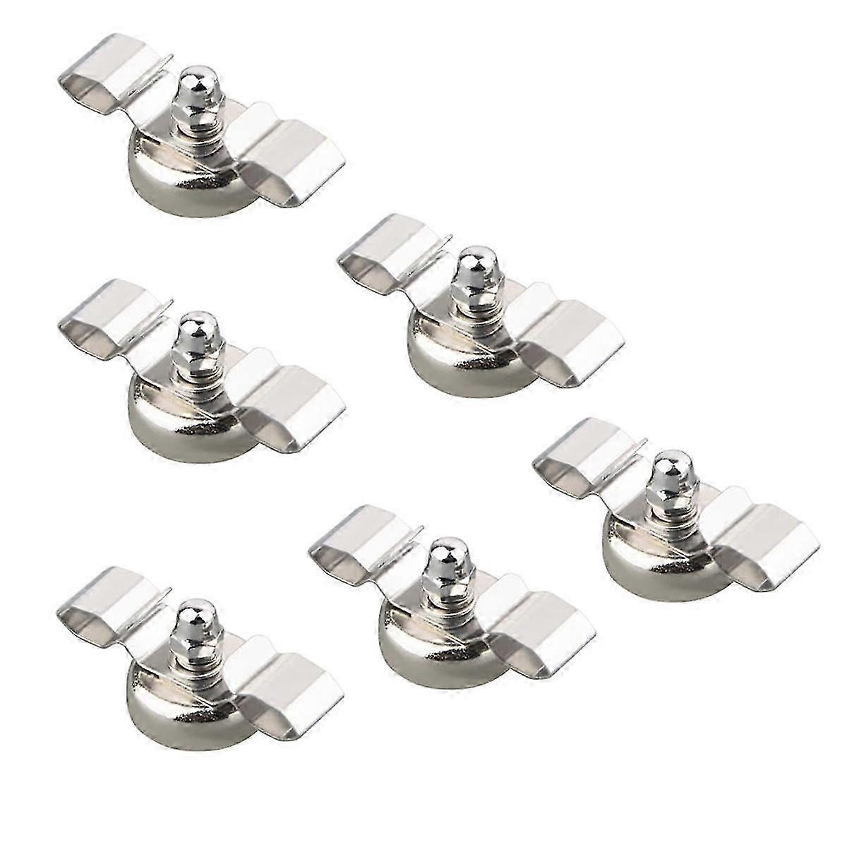 Heavy Duty Magnetic Cable Clips, 6PC Set with Anti-Scratch Hooks
