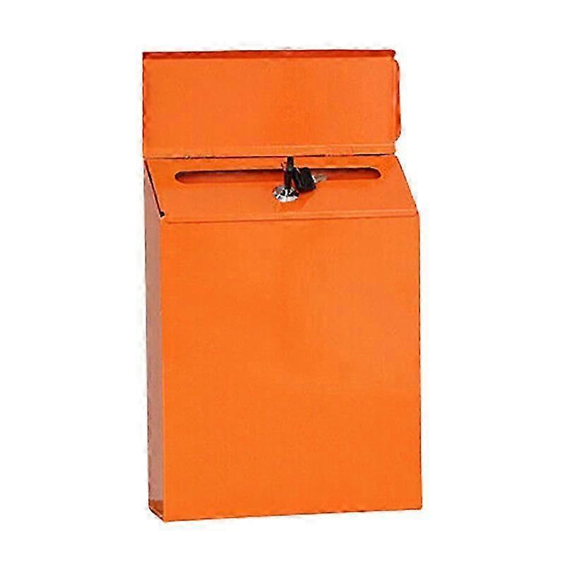 1pcs Modern Mailbox Comment Letter Deposit Suggestion Drop Box Secured Payments Key Paperwork Secure Postbox Decor F