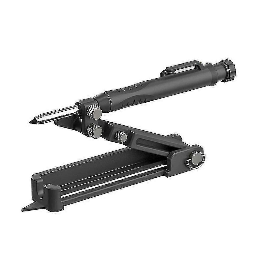 Woodworking Scribing Tool Multi-function Construction Pencil Scribe Measuring Tool