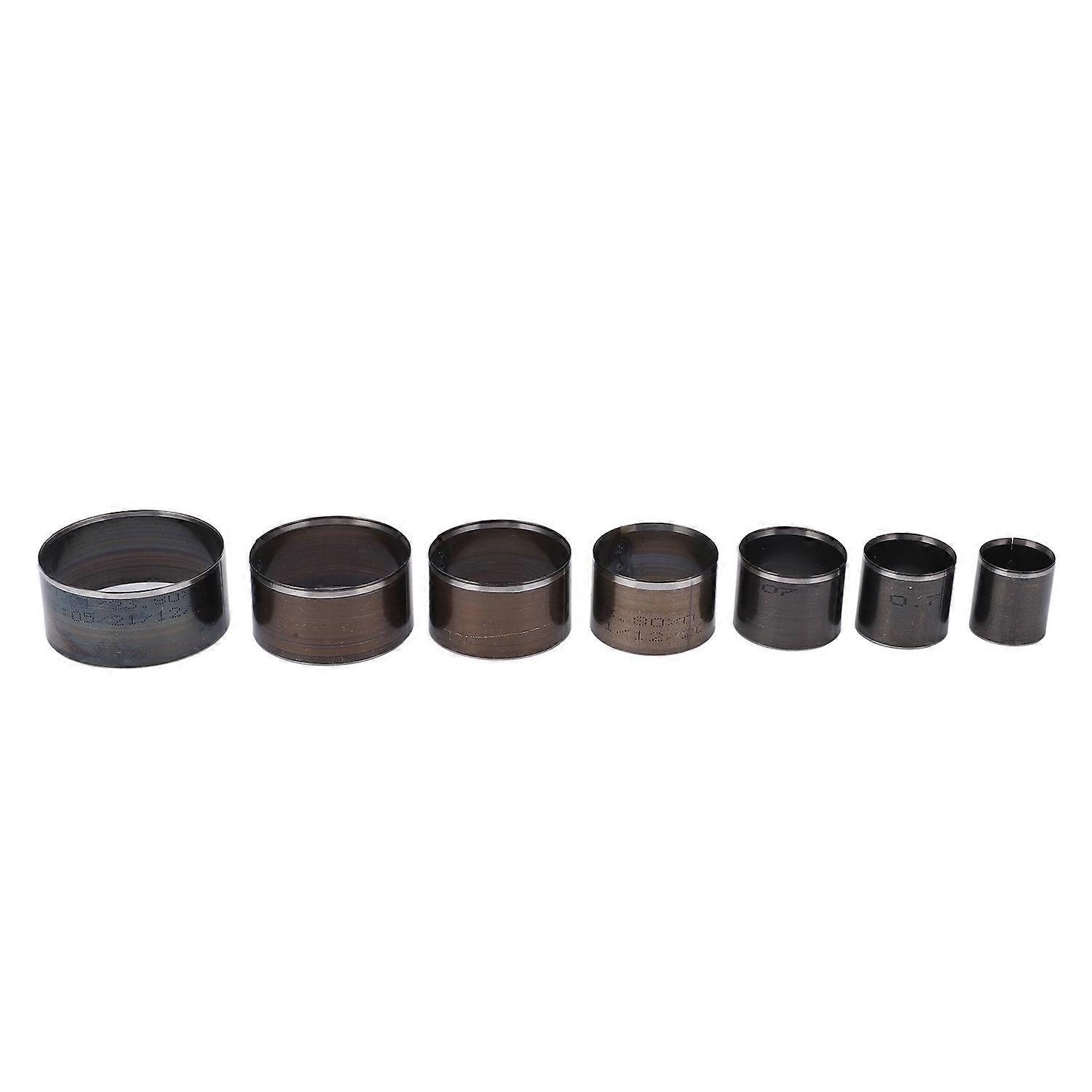 7 Pcs Round Leather Die Cutter Tool High Hardness Incisive High Carbon Steel Hole Puncher Set for DI