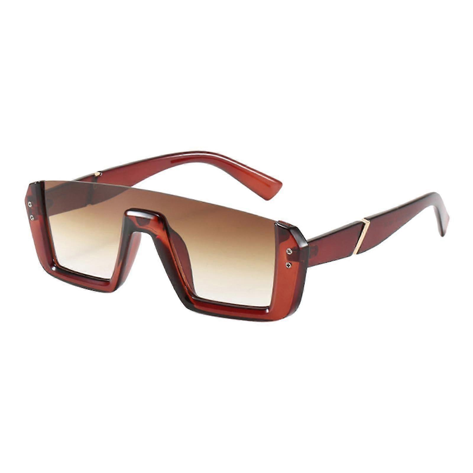 Oversized Square Sunglasses Gradient Lens Uv 400 Shades Black Lens