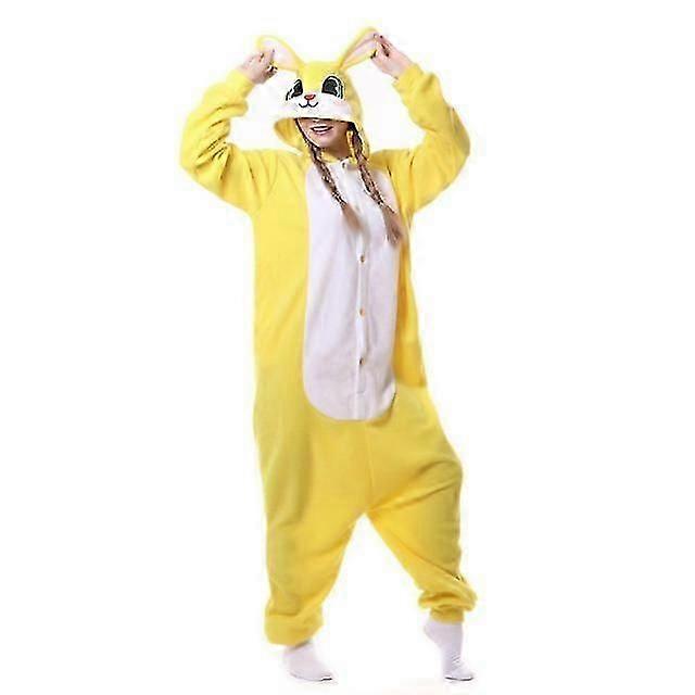 Combinaison pyjama pour chat et lapin jaune XL