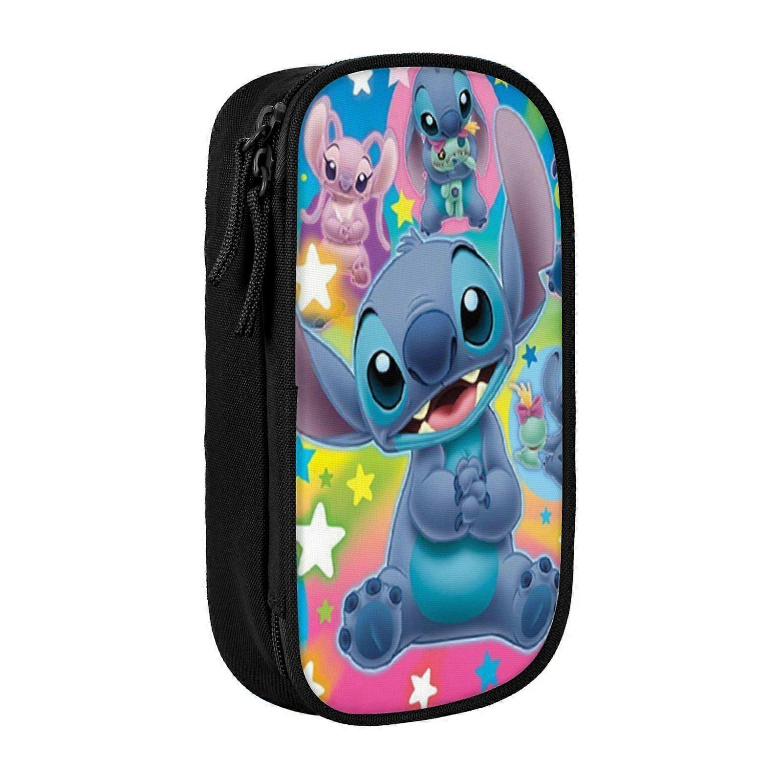 i161 التعادل صبغ غرزة مقلمة حقيبة قلم سعة كبيرة سحابات مزدوجة حقيبة قلم حقيبة مكتبية حقيبة مستحضرات التجميل مع مقصورةswtBD3541