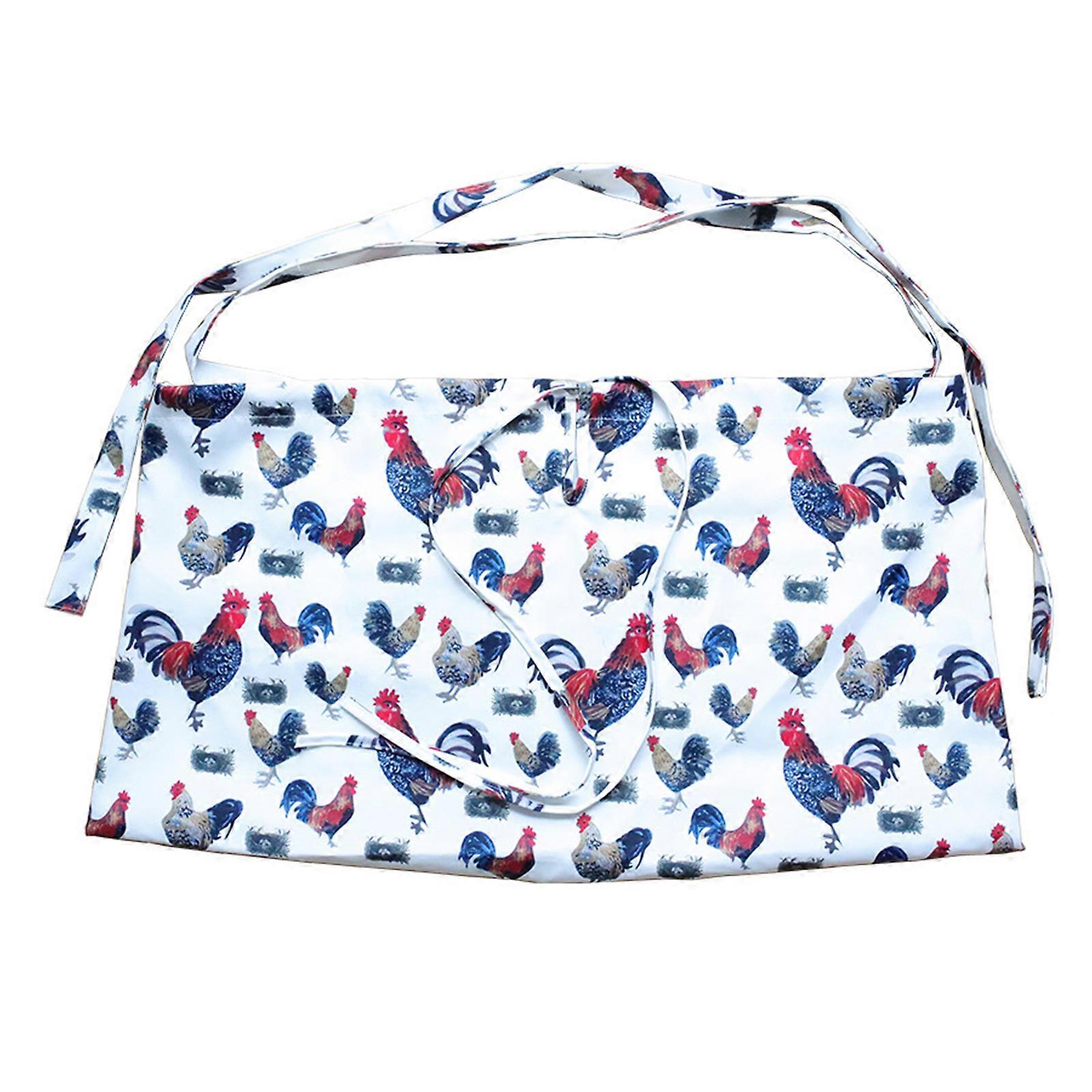 Garden Harvest Apron Polyester Waist Belt Aprons Hands Free Picking Apron for Harvesting Weeding Gathering Vegetables Multicolor