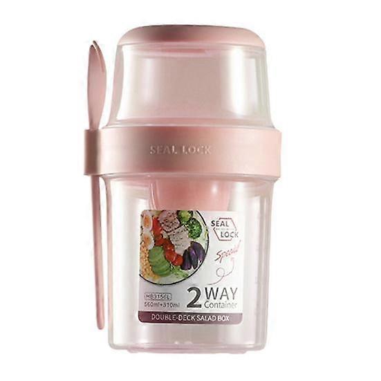 Convenient Sealing Multifunctional Transparent Breakfast Fresh-Salad Container Yogurt Cup for School Salad Cup