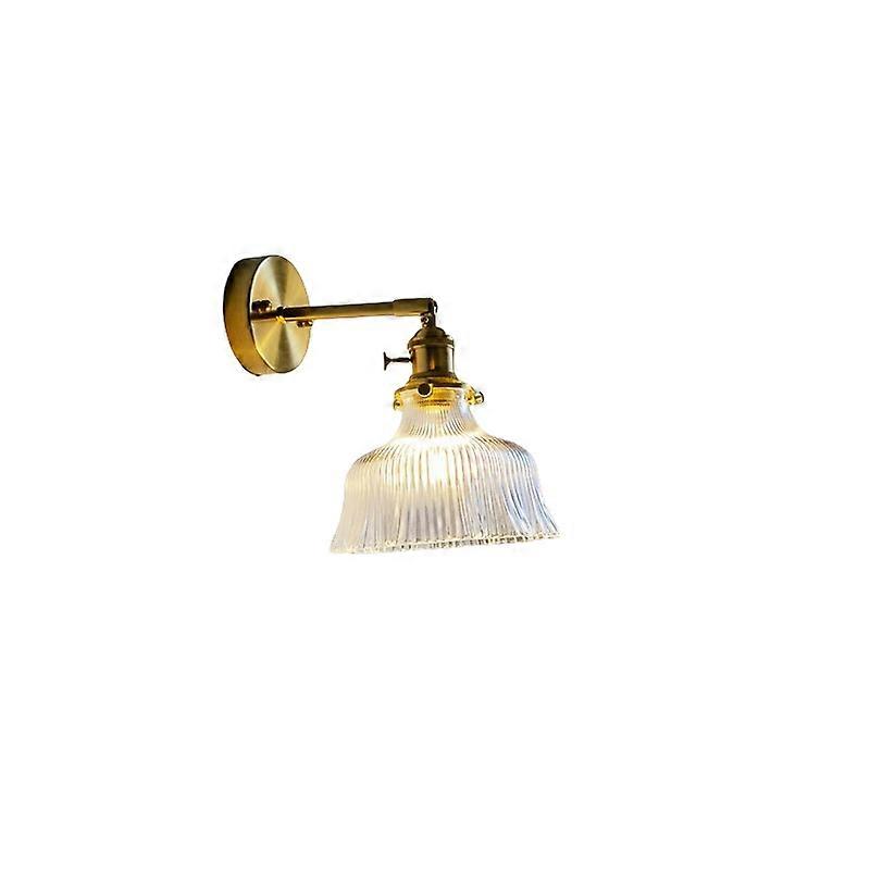 Vintage Wall Lamp, Classic Design with Brass Finish, Rustic Style, Ideal for Living Room and Bedroom Decor