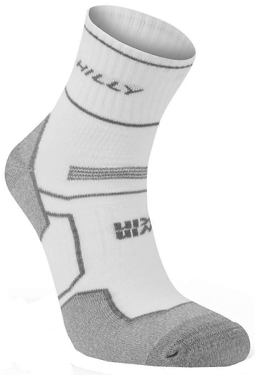 Hilly Twin Skin Anklet Socks - White/Grey Marl