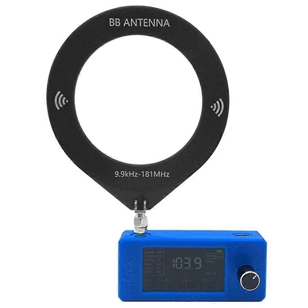 SI4732 Radio Receiver 9.9KHz-181MHz Portable Shortwave Radio Receiver SW LW AM FM SSB Mini SI4732 Radio Blue