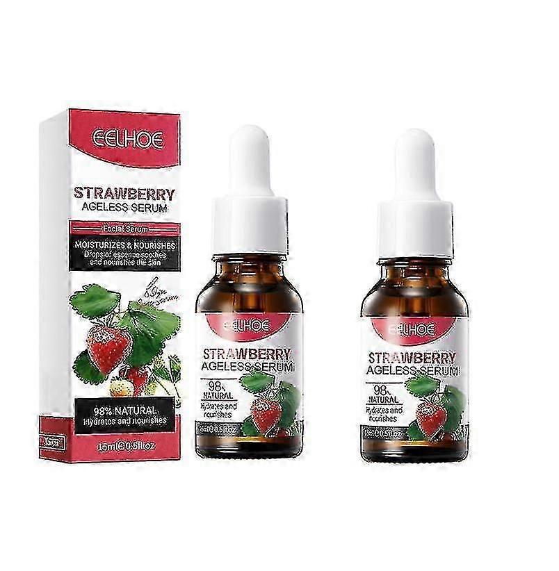 الفراولة المضادة للتجاعيد جوهر الوجه ترطيب ثبات المضادة للتجاعيد في وقت مبكر خط القانون القديم تفتيح البشرة جوهر