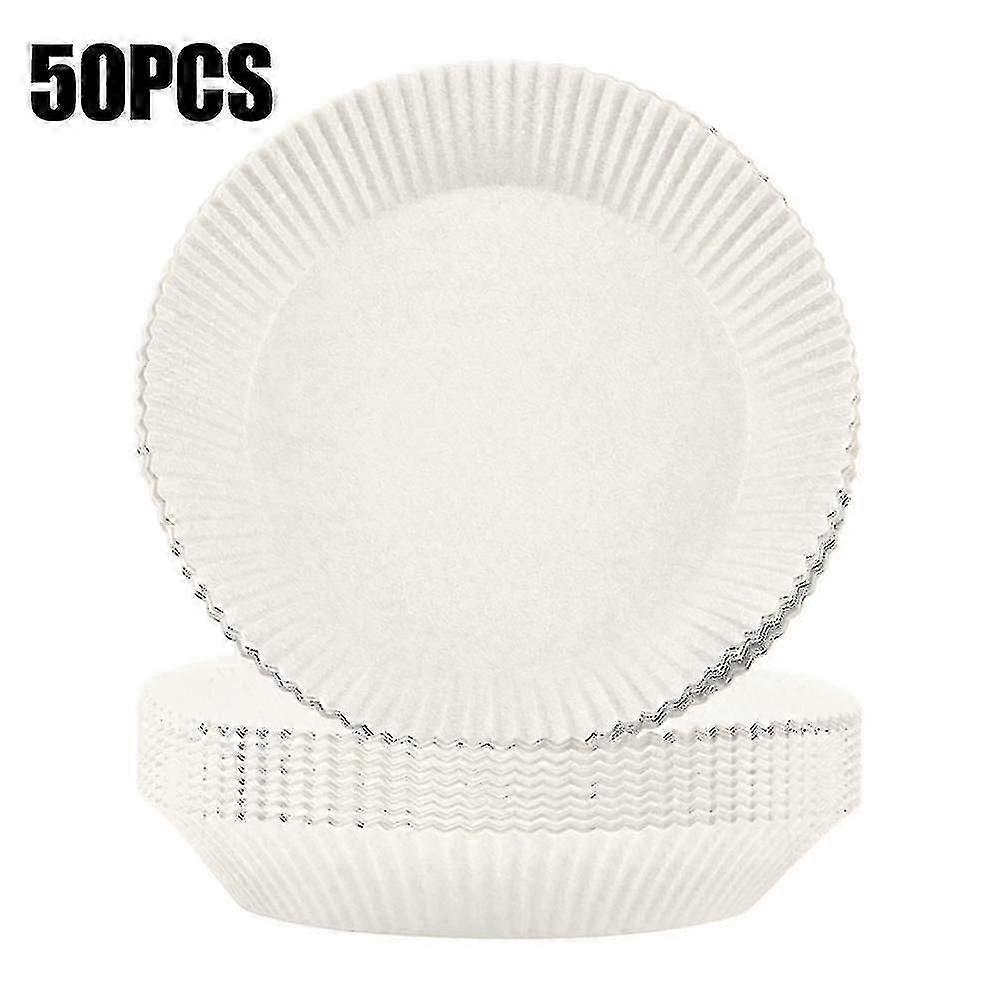 50pcs Luftfritteuse Einwegpapier Antihaft-Backmatten