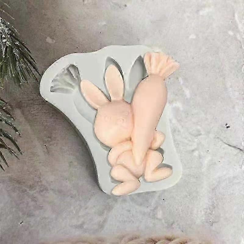 Easter Eggs Rabbit Silicone Mold Diy Chocolate Cake Baking Tool Cake Mold