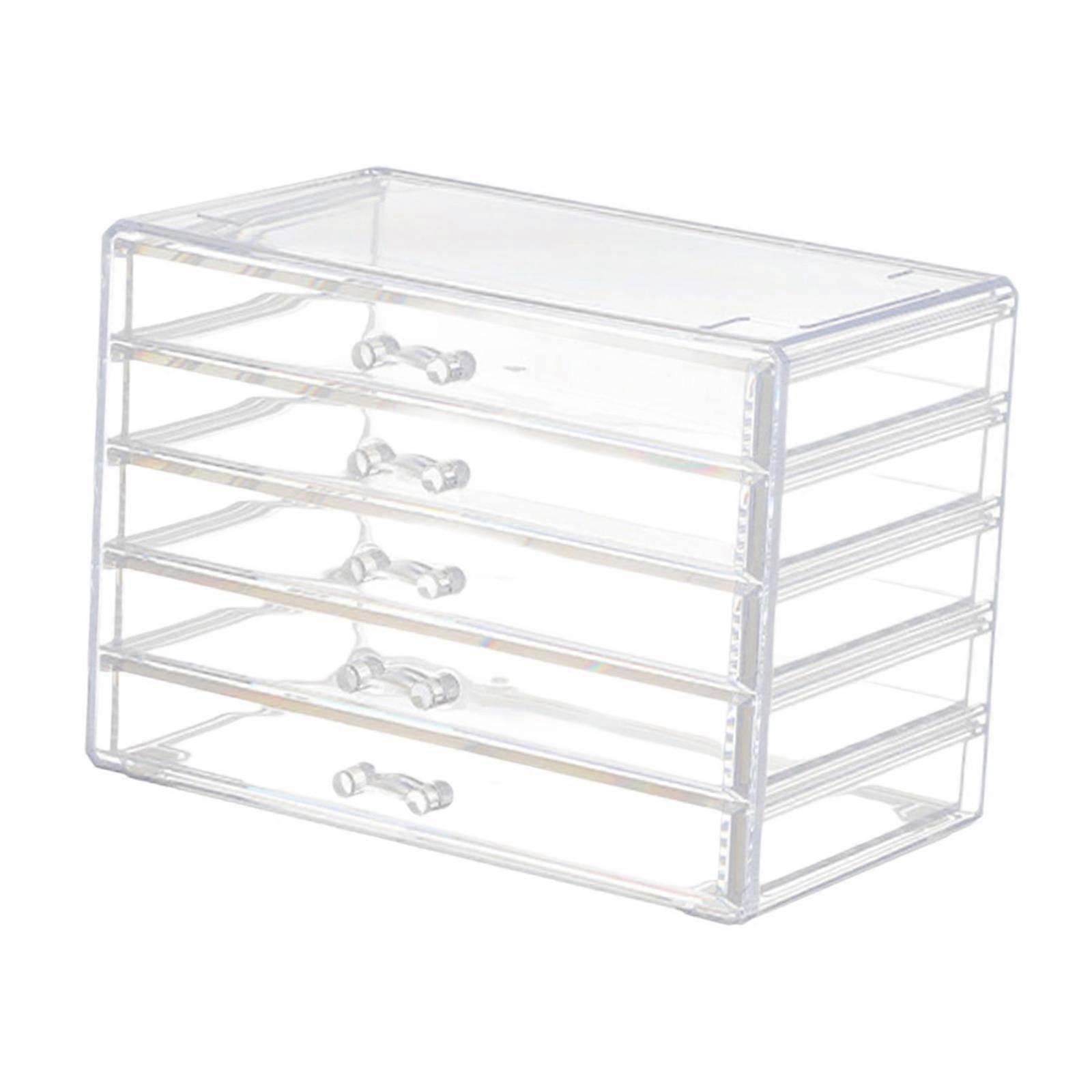 Akrylový organizér na make-up Stackable Storage Drawers pro toaletní skříň