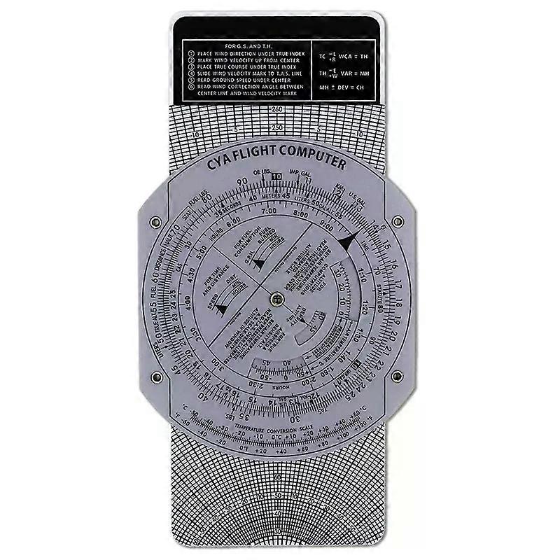 E6B Flight Computer Aviation Plotter Circular Slide Rule Used in Aviation Flight Training Pilot Training  Internships