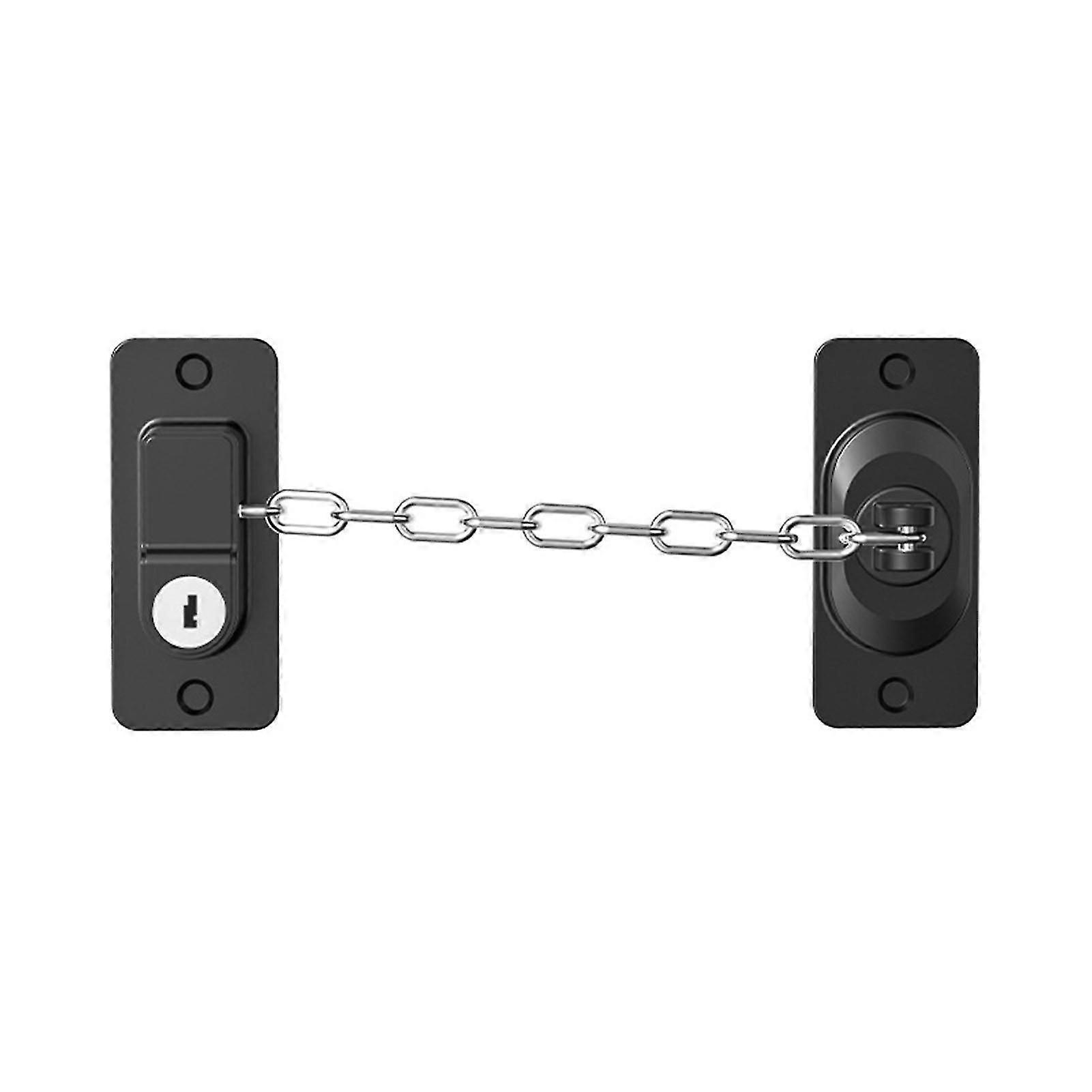 Window Flat Opening Safety Lock Strong-adhesion Rustproof Window Chain Lock for House