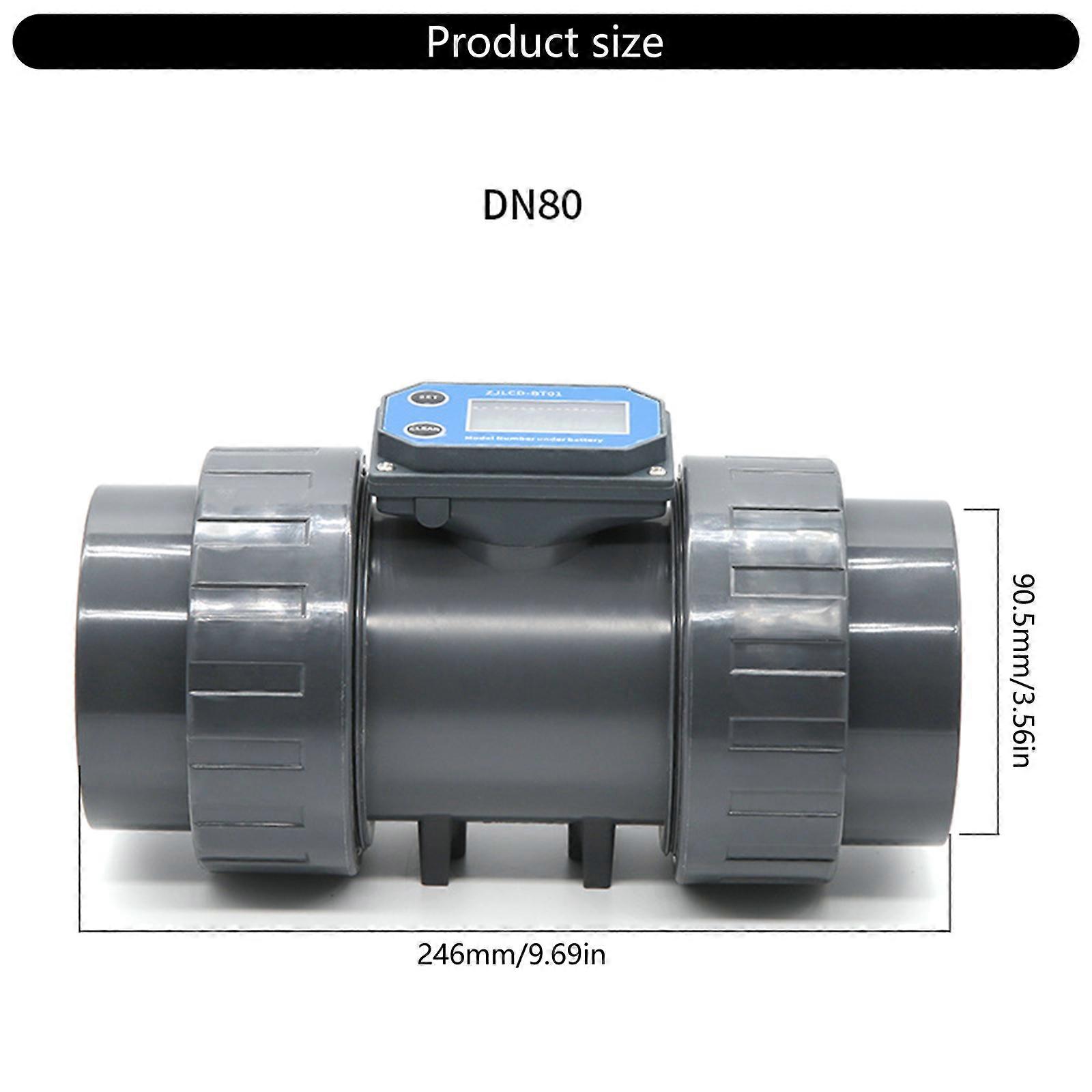 DN15-DN80 High Accuracy Electronic Digital Flowmeter Suitable For Irrigation Liquid Measurement In Garden Farm And Pools