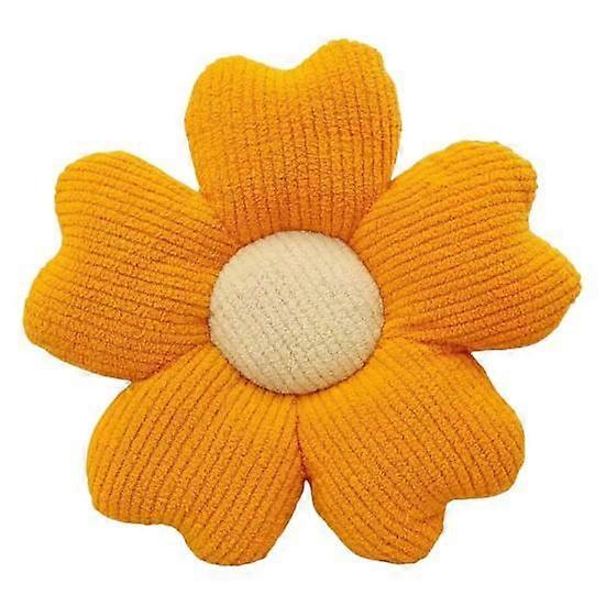 Throw Pillow Sweet Color Flower Shape Elastic Fully Filling Plush Stuff Toy Sofa Bed
