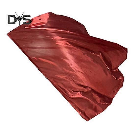 Dancing Flag with Expandable Stick Half Circle Shape Bright Color Luster Surface Performance Costumes Props Accessories Praise Flag