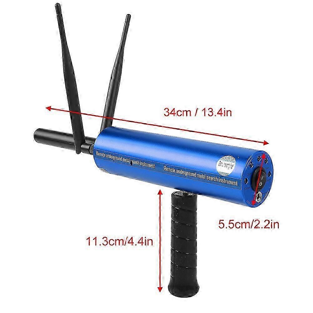 Professional Handheld Metal Detector Remote Gold Silver Copper Scanner (blue )