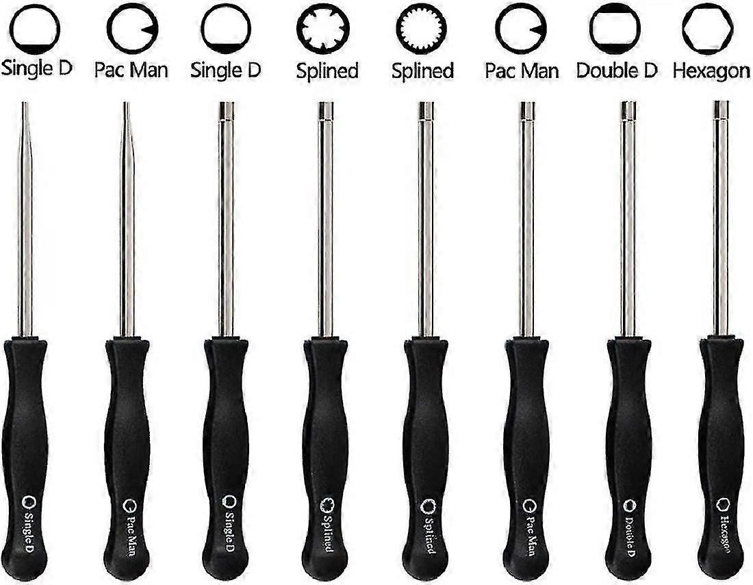Carburetor Adjustment Tool,7-teeth Spline Socket Screwdriver For Common 2 Cycle Small Engines (8 Pack)