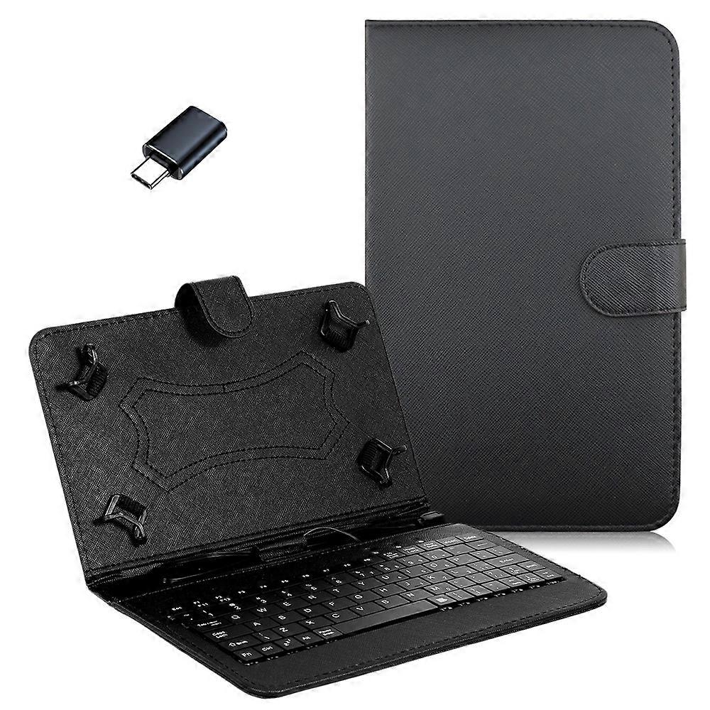 Bluetooth-compatible Keyboard Protective Case Compatible with 7-8.3 Inch Android Tablets Wireless Ke