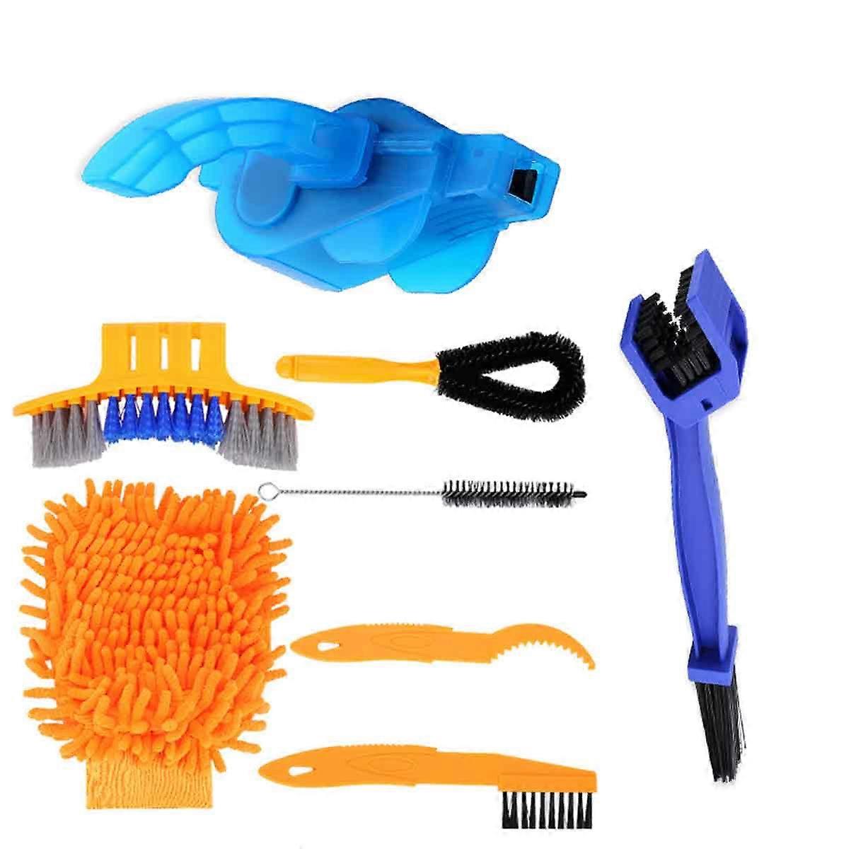 Professional Bike Clean Brush Kit, Durable Practical Complete Function Cleaning Tools for Effortless Maintenance