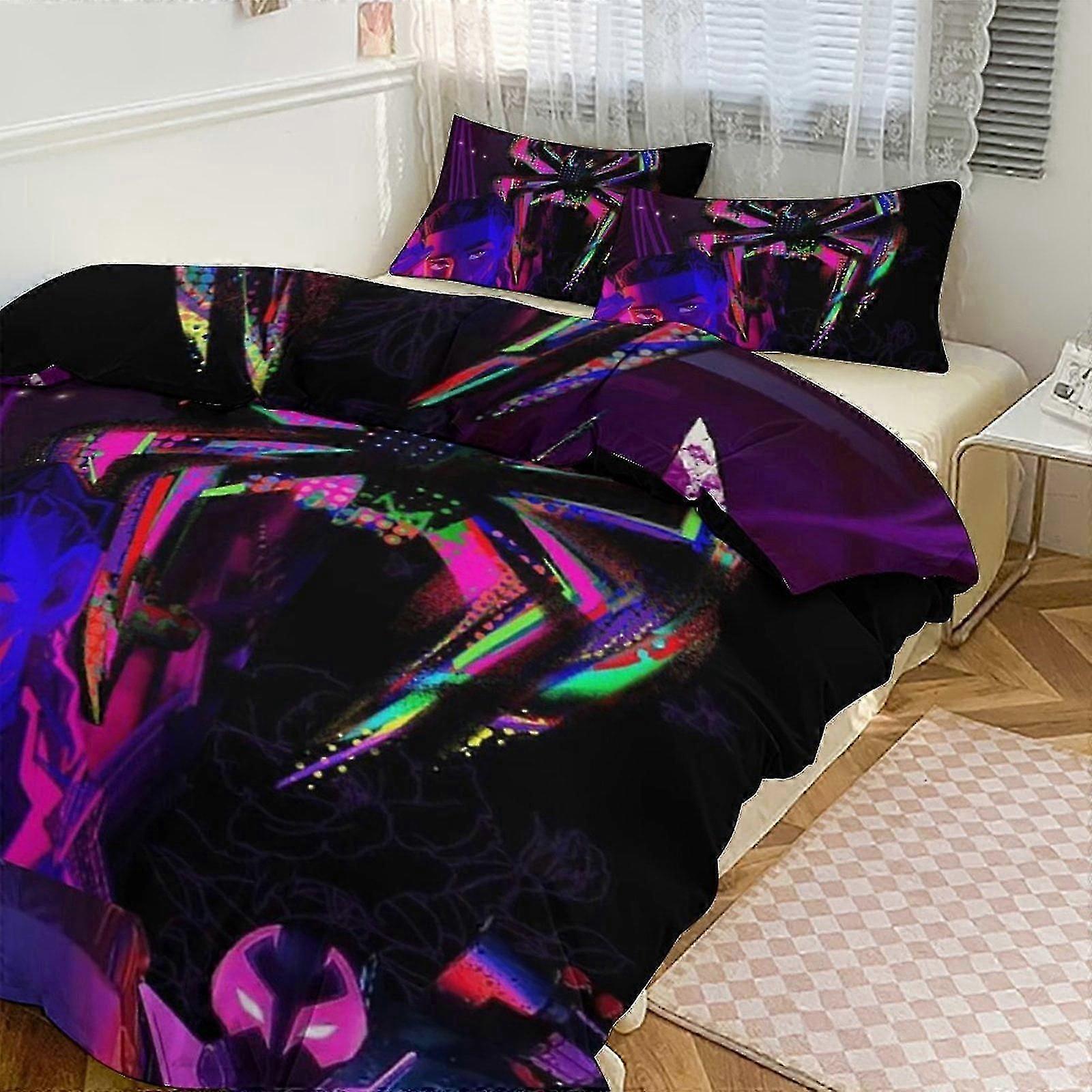 v1883 Lençóis Spidean Bedding Se para Crianças Homens Mulheres Twin Size3s Capa de Edredom e Fronhas- (1 Capa de Edredom e 2 Fronhas) Lençóis cc