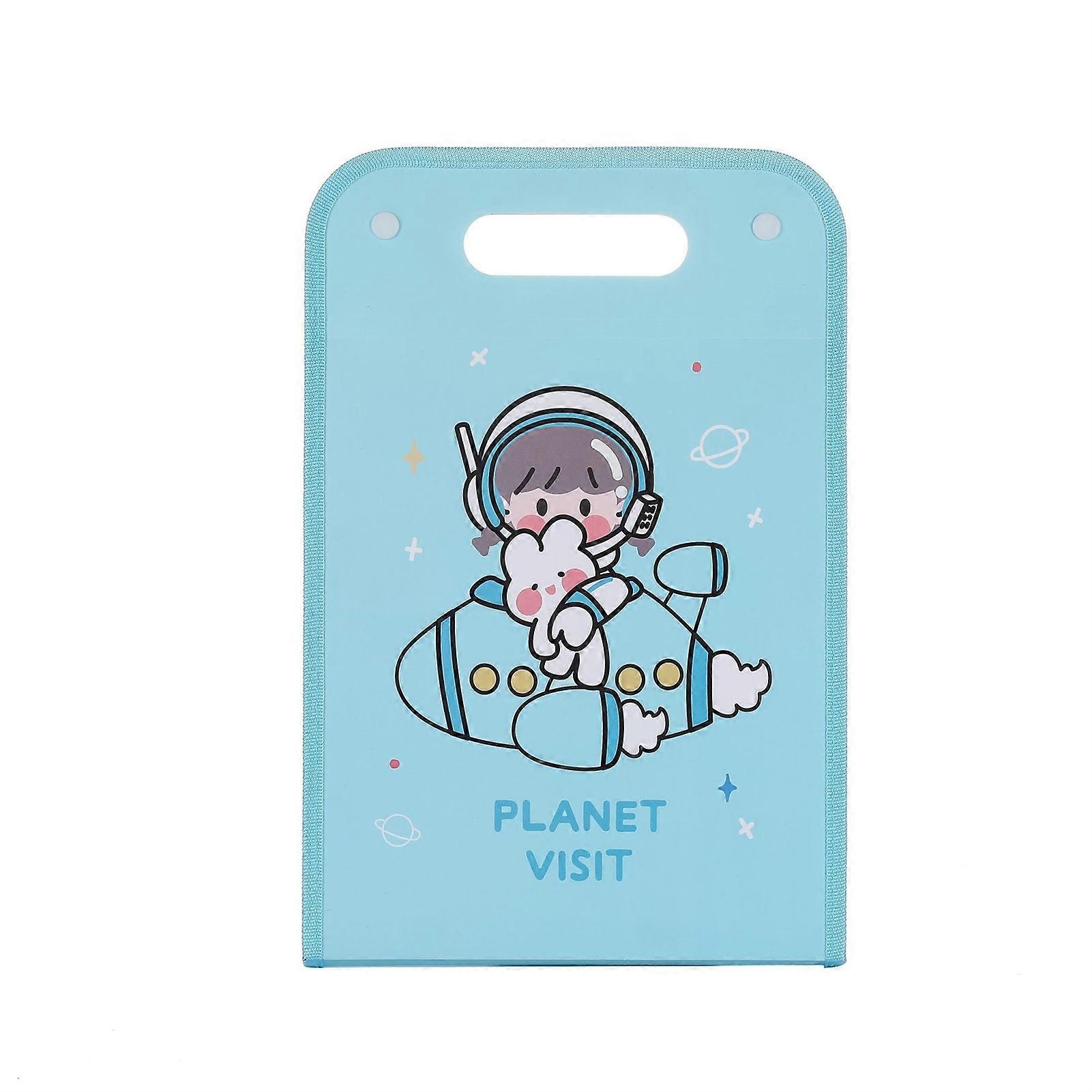 Organ File Bag A4 Portable Vertical Storage Subject Classification 12 Layers Large Capacity Expandable Desktop Folder