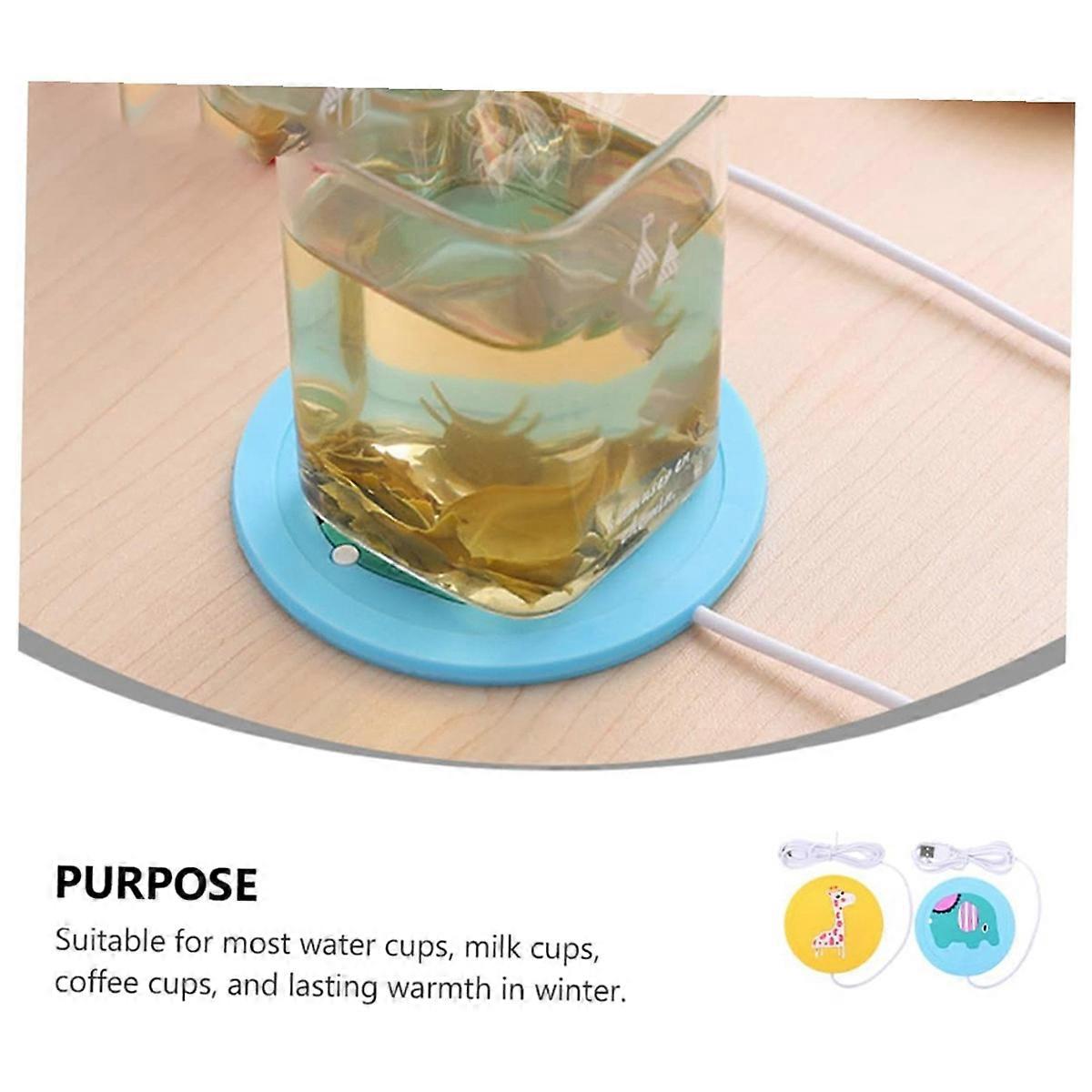Silicone Heated Coasters Electric Drink Heater Heating Pad
