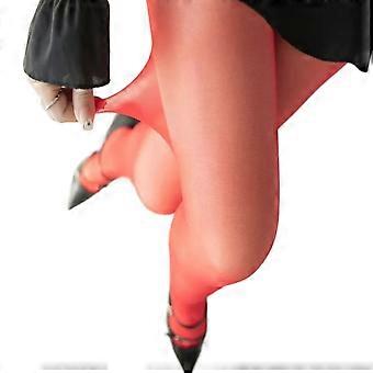 Semi Opaque Footed Tights for Women Solid Color High Elastic Run Resistant Control Top Soft Pantyhose Tights Stockings
