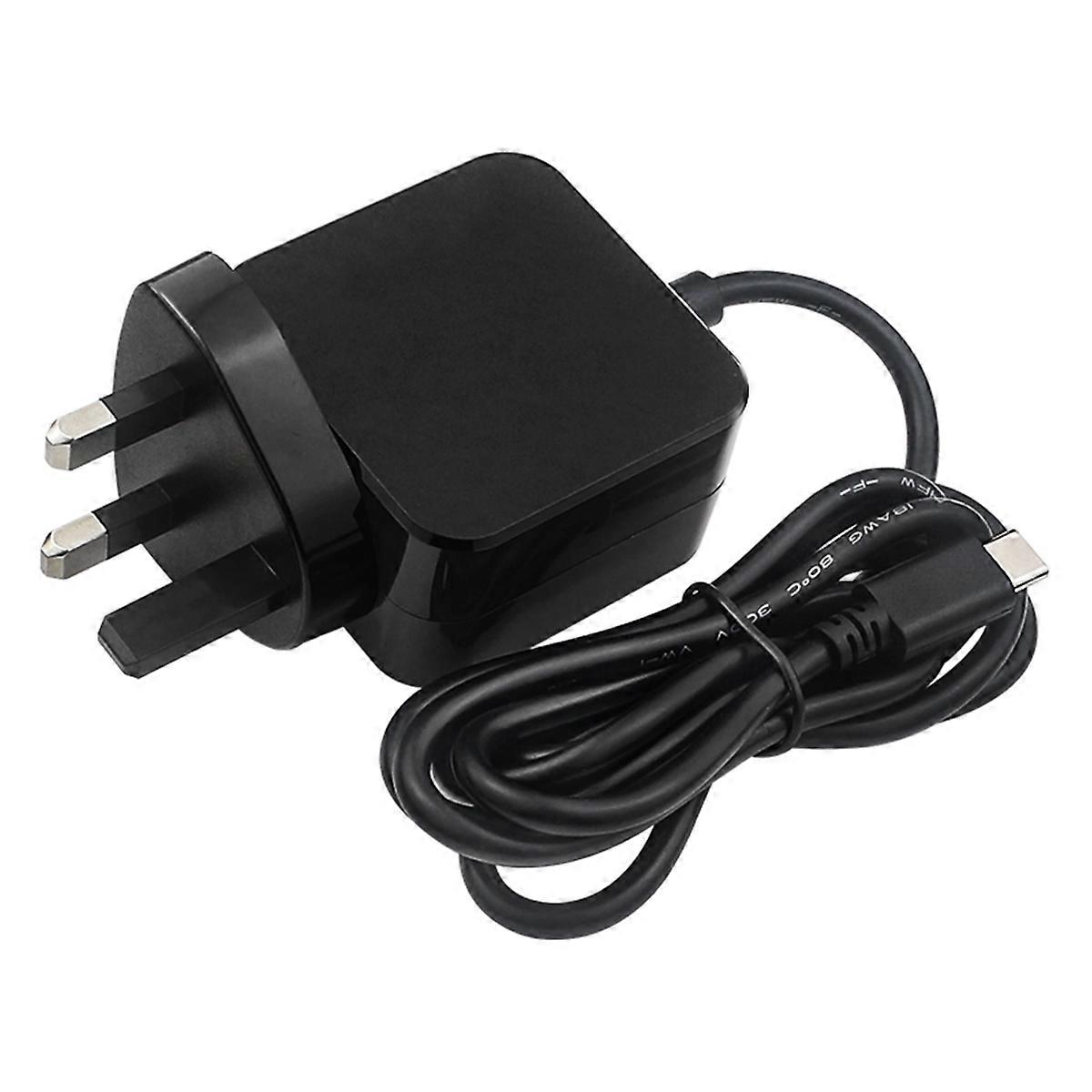 For Raspberry Pi 5 PD 27W 5.1V 5A USB Type C Charger Adapter-UK Plug