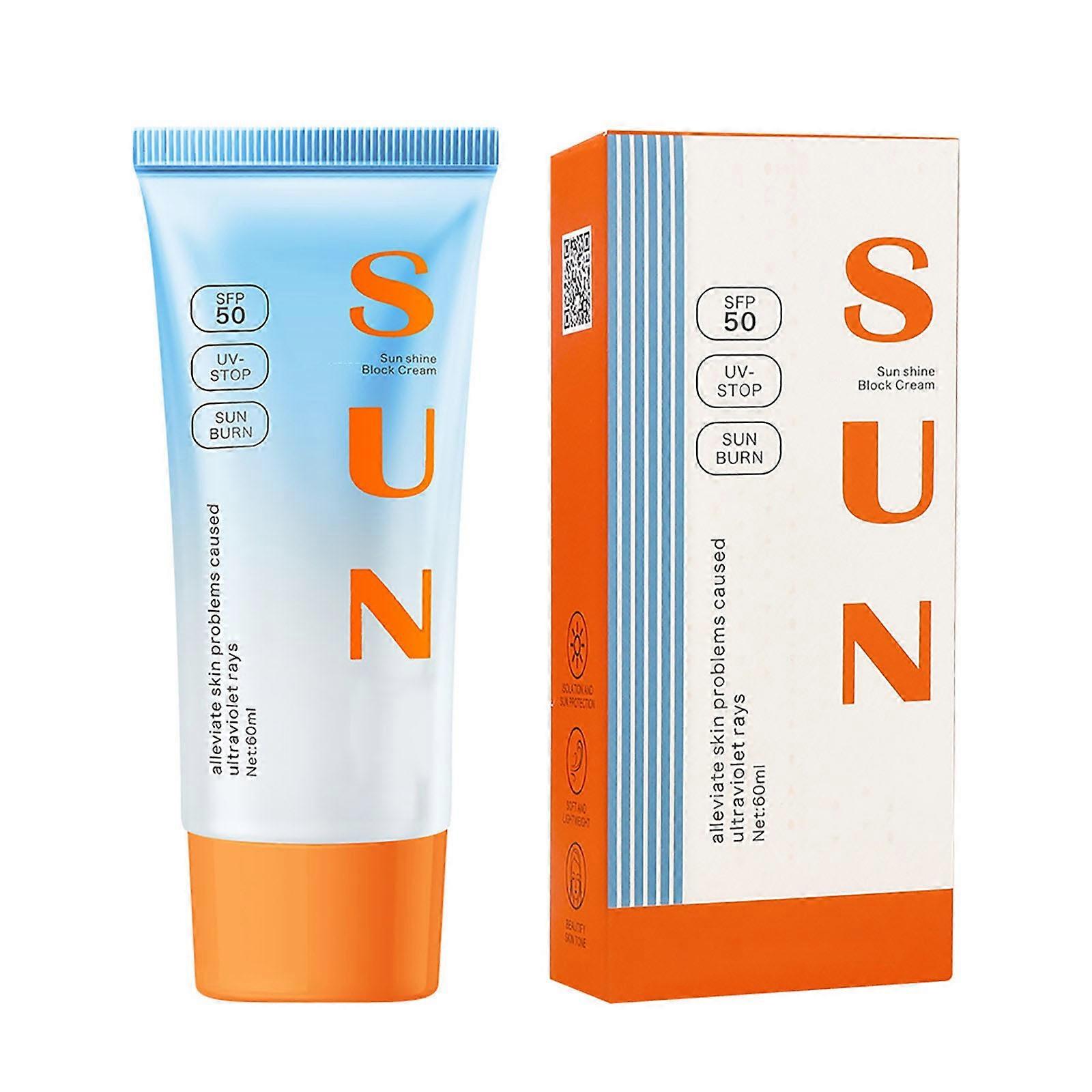 60ml Shuihuan Sunscreen – SPF50, High Protection, Moisturizing and Isolating for All-Day Care