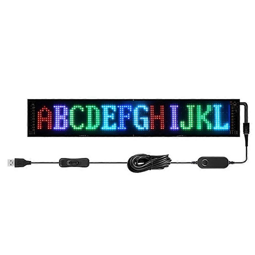  Flexible Interactive LED Emoticon Expression Screen Car Personalized Expression