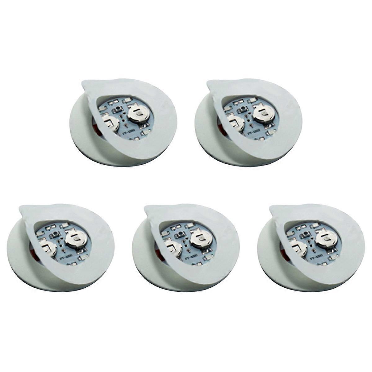 5PCS LED Coaster Luminous Bottle Stickers Lights Lamps D