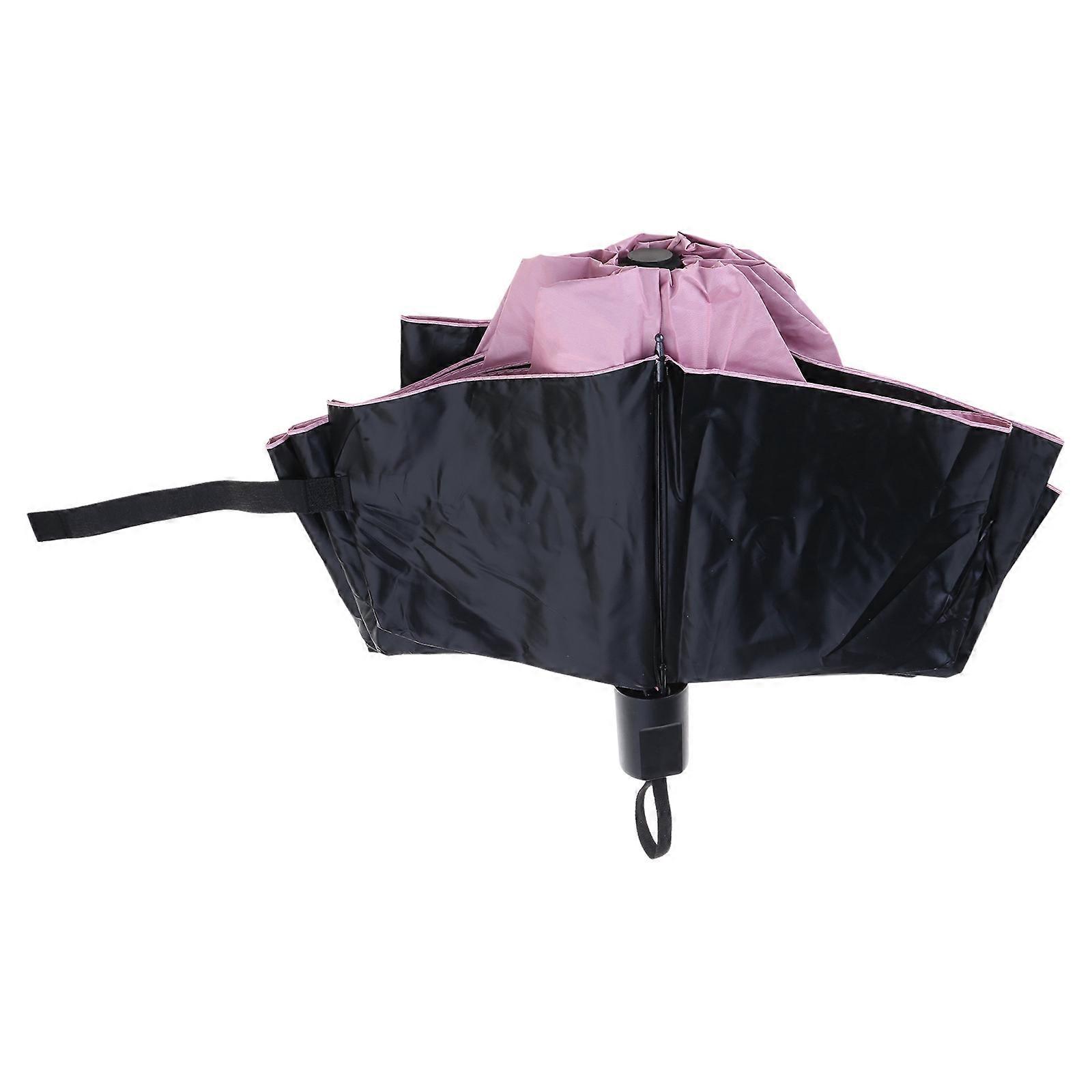 Travel Umbrellas Windproofs, Rainproofs Folding Parasols with 99% Protections, Black Coating