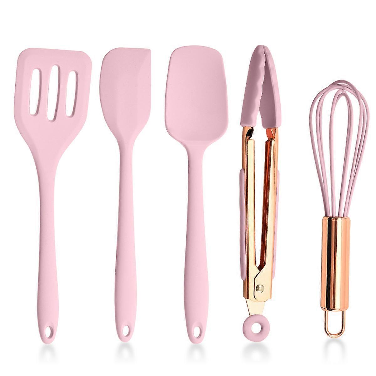 Silicone kitchenware set Integrated silicone spatula spatula Food clip egg beater Baking tools
