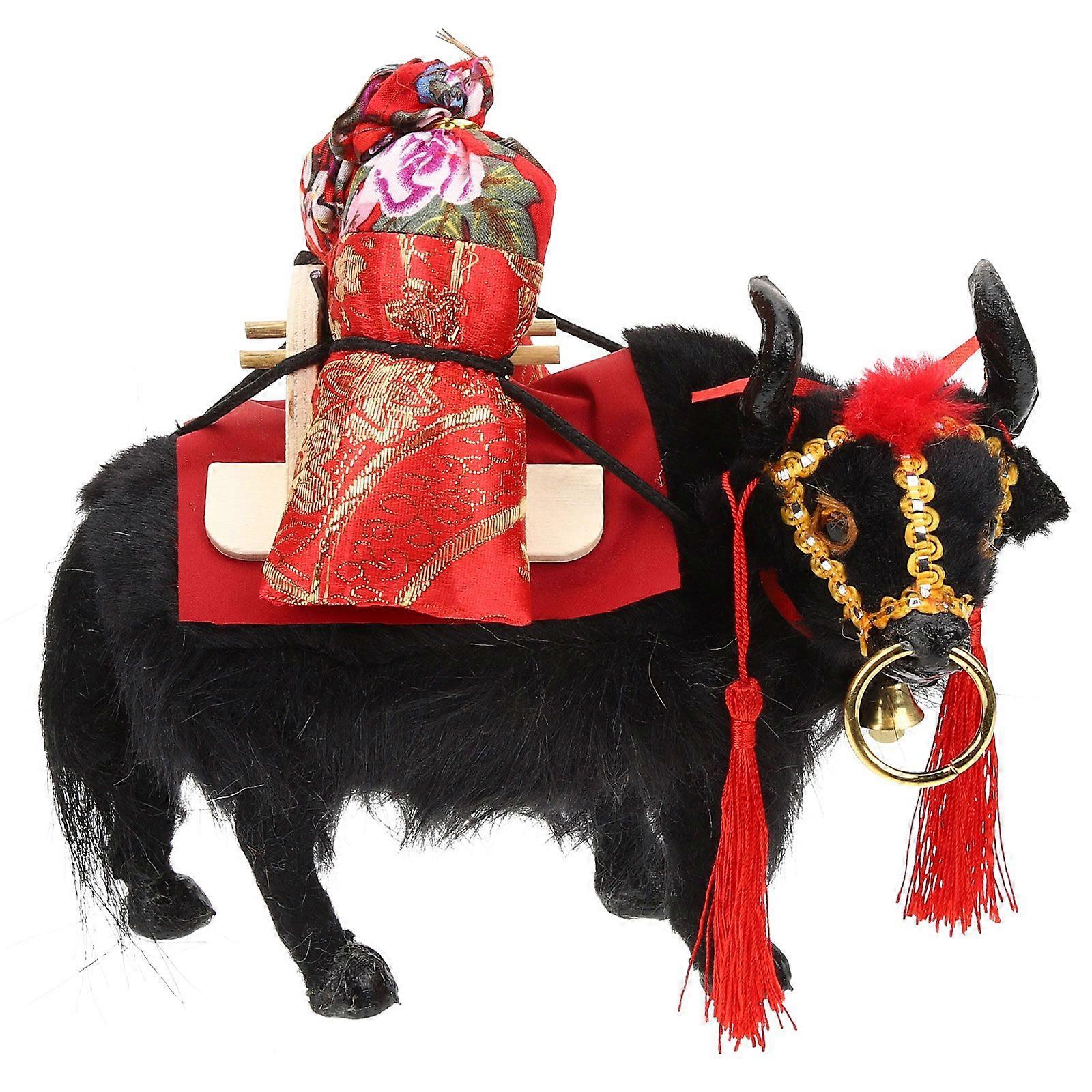 シミュレーションヤクモデルマスコットデコレーションデスクトップ装飾品クラフトデコレーション