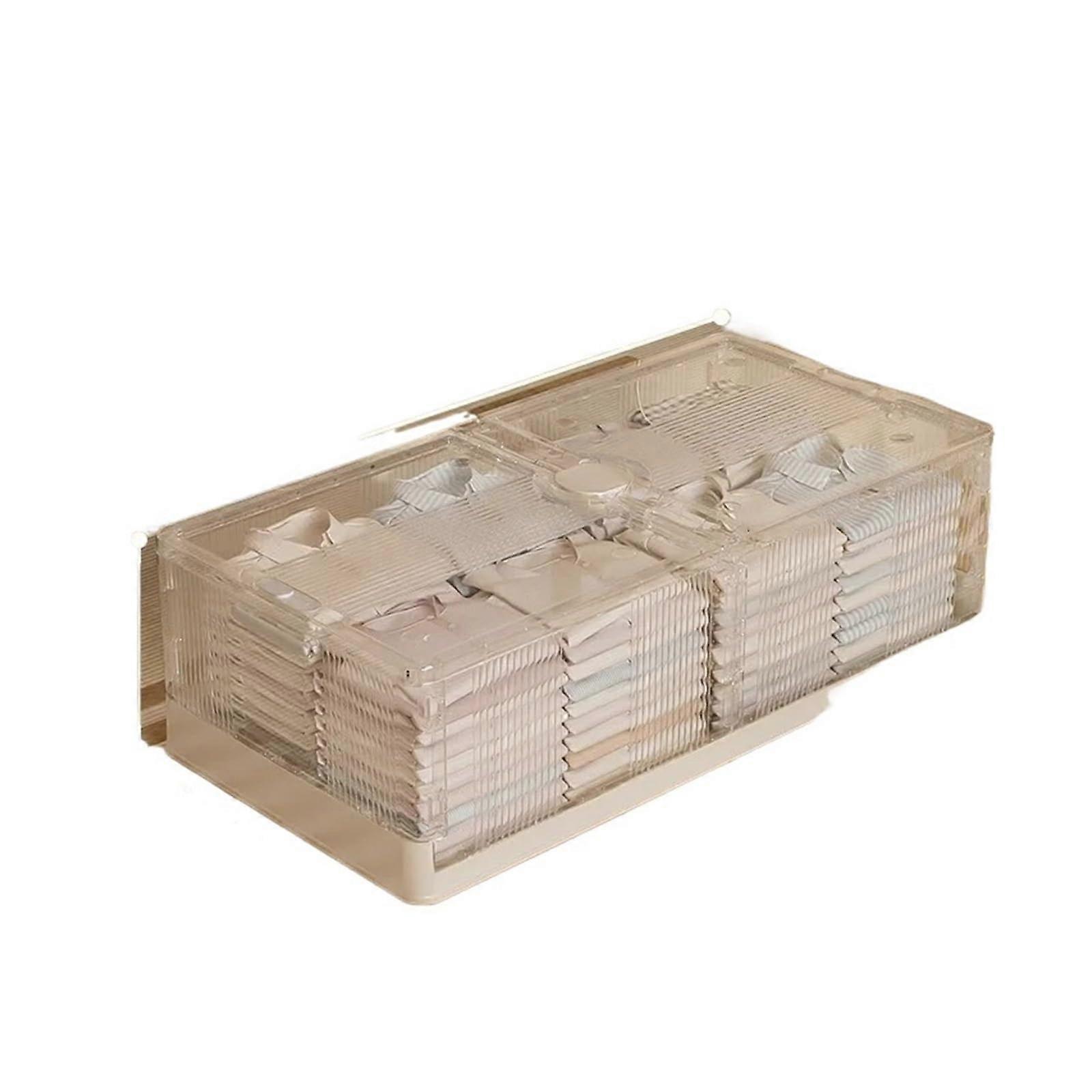 Foldable Transparent Large Storage Box for Clothing Storage Shoe Cabinet Large Size