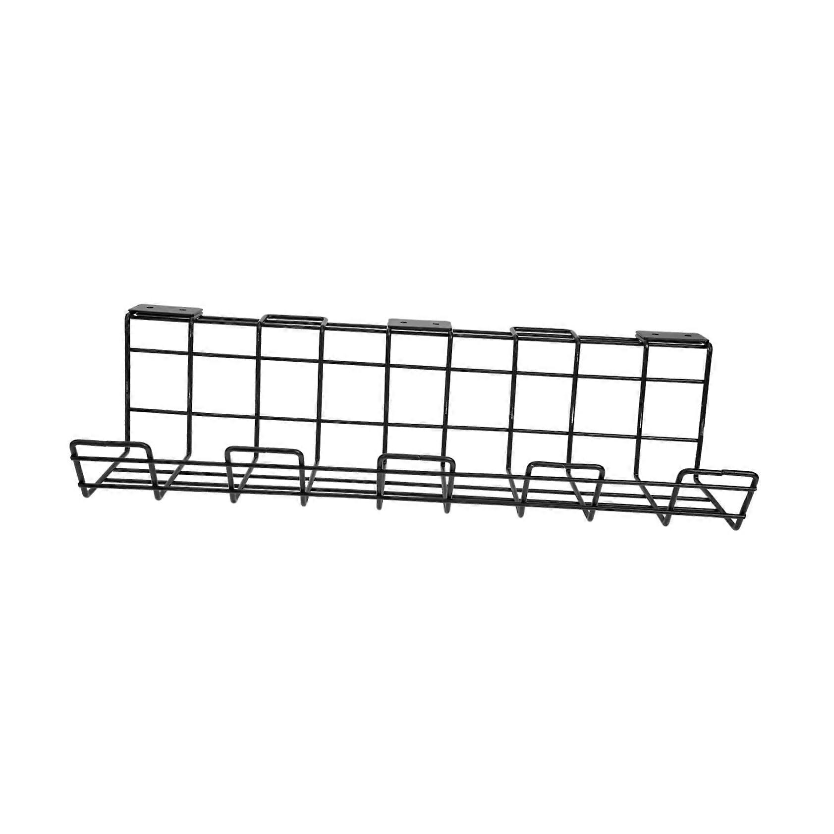 Under Desk Cable Organizer Rack for Home and Office - Sturdy Cord Management System with Easy Installation, Spacious Design, and Durable Material