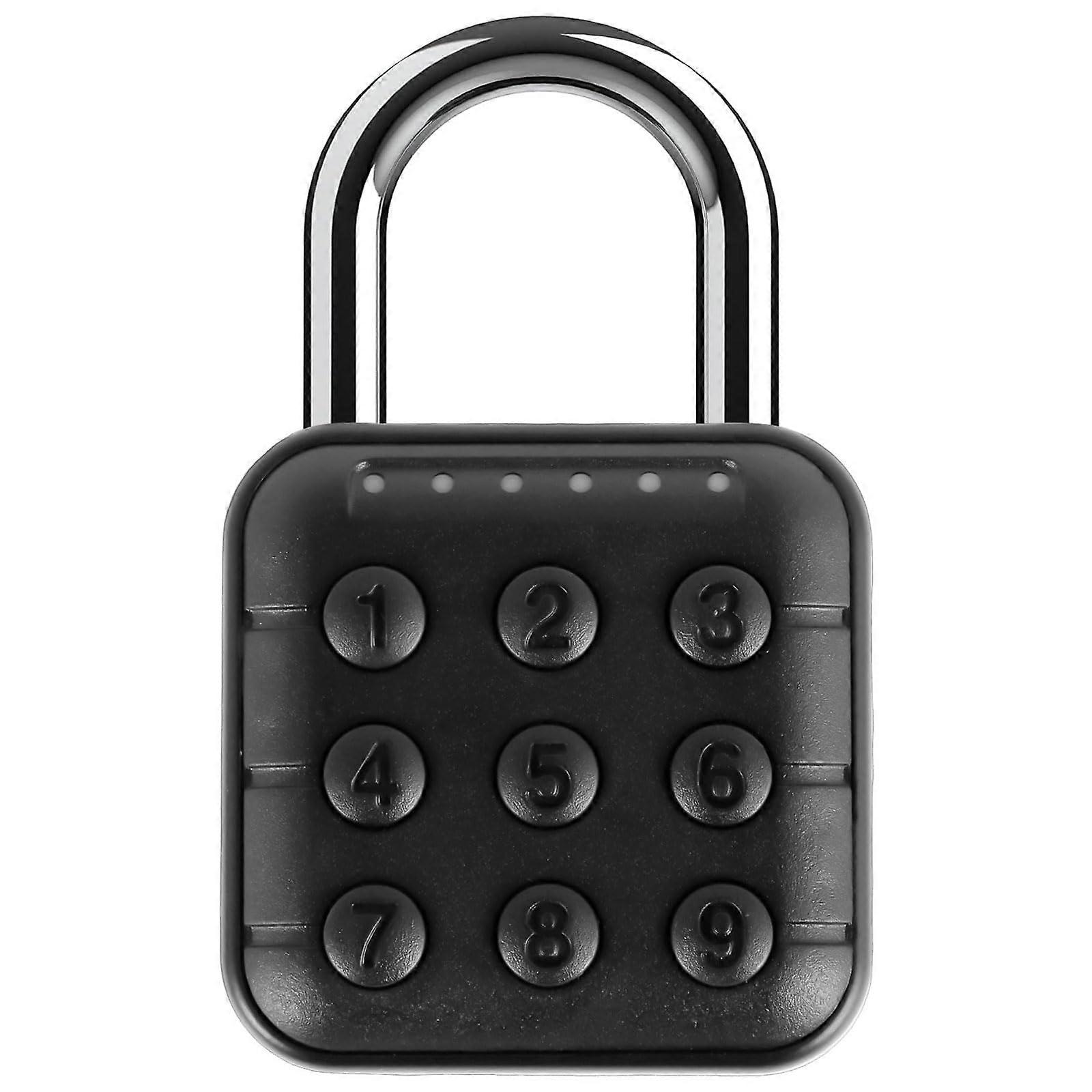 Combination Lock 6-Digit Password Aluminum Alloy Code Lock Digital Hanging Locker Security Lock