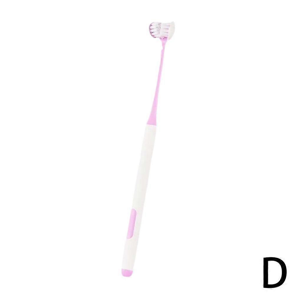 Three-sided Toothbrush Three-sided Soft Bristle Brush Head All-round Cleaning