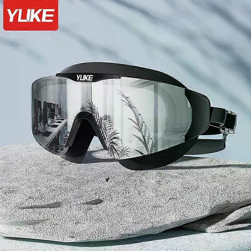 Swimming Goggles Waterproof and Anti-fog High Definition Professional Large Frame Diving Swimming Glasses Swimming Equipment