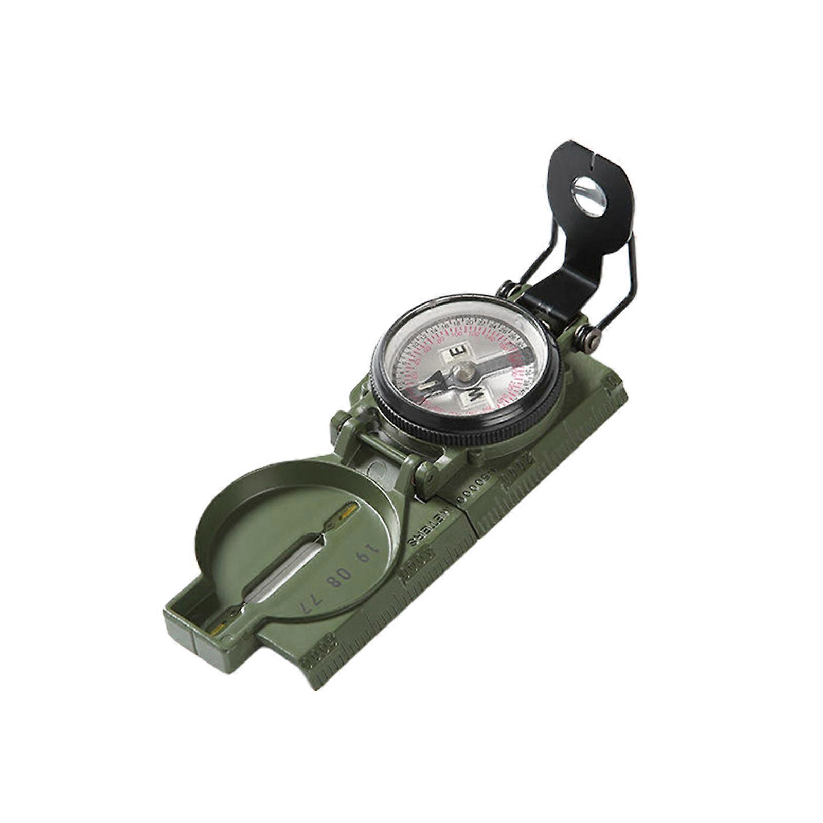 Multifunctional Military Sighting Navigation Compass With Compass For Hiking Camping Metal Military High Accuracy Compass Portable