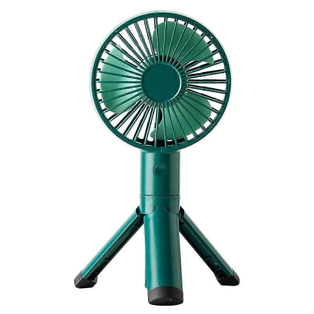 USB Rechargeable Portable Small Hand Fan (Green)
