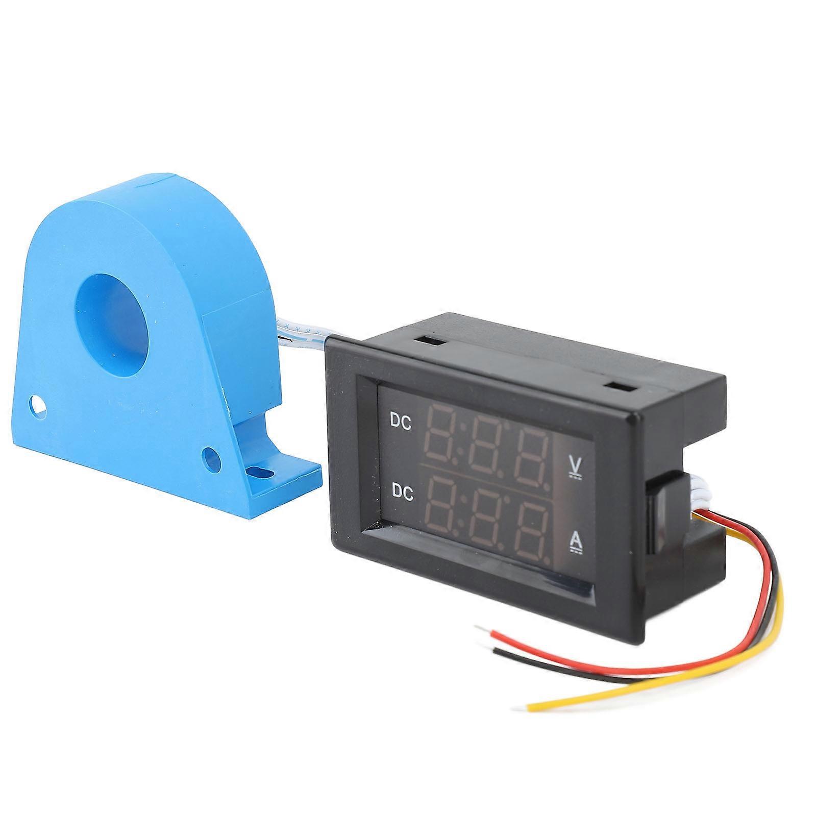 Hall DC Voltage Current Meter High Accuracy Digital Ammeter Voltmeter for Lathe Industry AC100‑240V