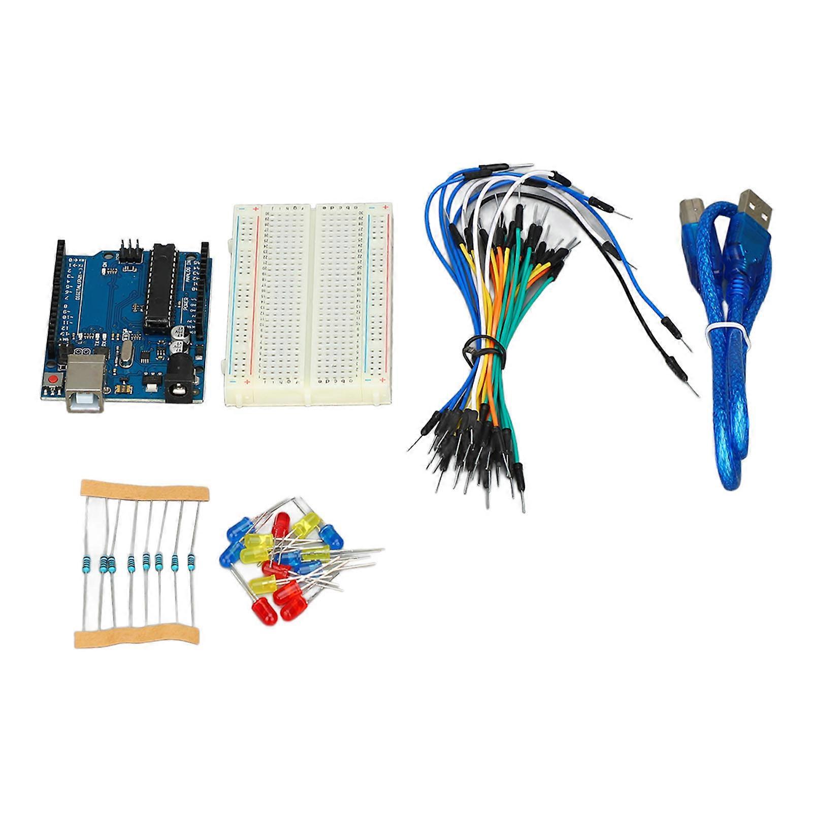 Basic Starter Kit Development Board Module Beginner Sensor Learning Complete Accessories Electronic Components for R3